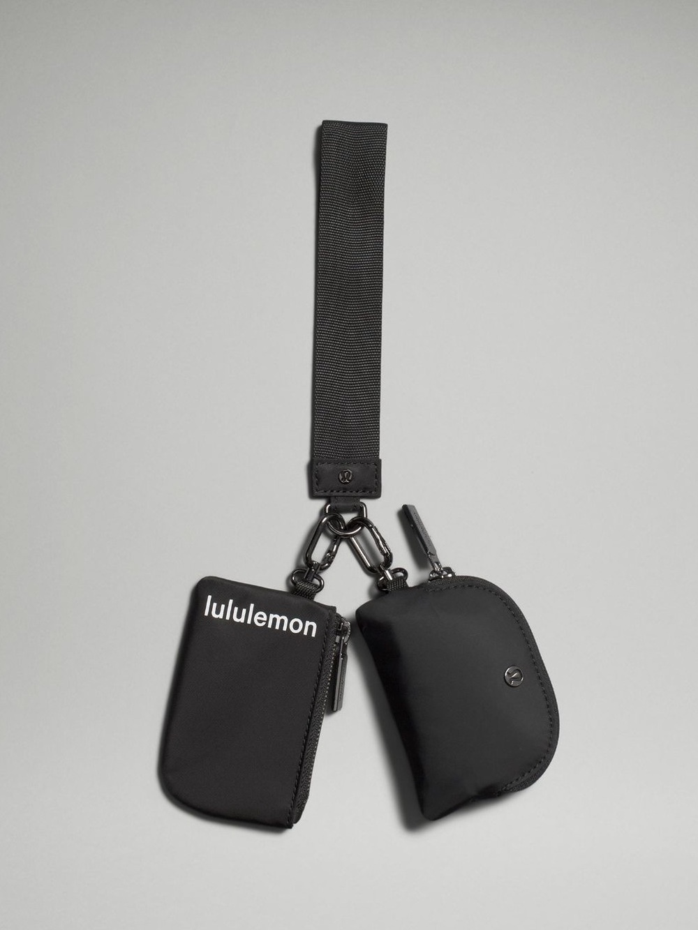 Lululemon Black Dual Pouch Wristlet